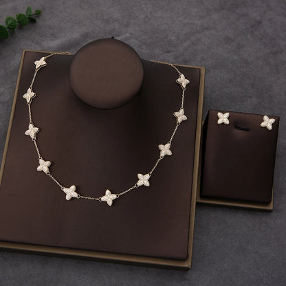 Luminous Cubic Zirconia Jewelry Set